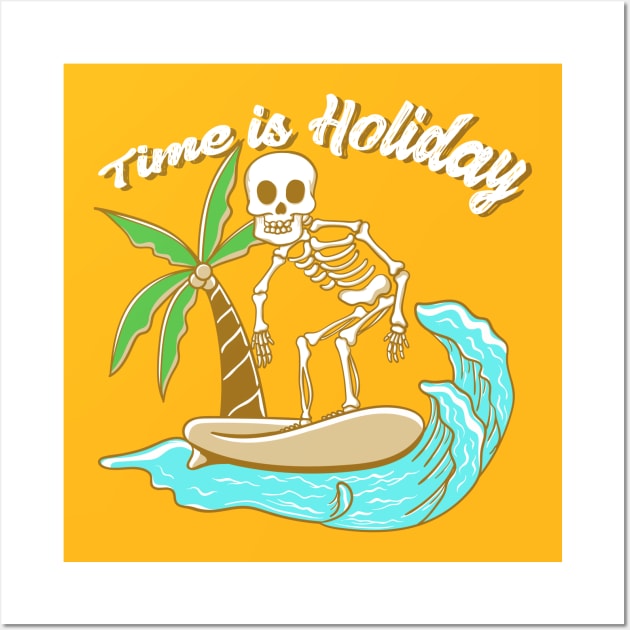 Time is holiday Wall Art by Darts design studio